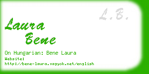laura bene business card